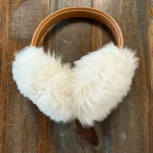 Coach Shearling Earmuffs NWOT